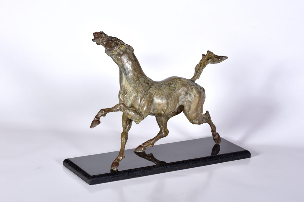Horse Statue in Bronze LHS
